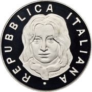 5 Euros Anna Magnani obverse image