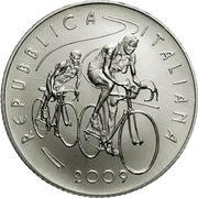 5 Euros Giro d'Italia obverse image