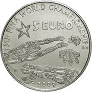 5 Euros FINA Swimming Championship, Italy, 2009 reverse image