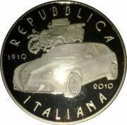 5 Euros Alfa Romeo obverse image