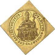 4 Ducats - Max Gandolf von Kuenburg, Austria, 1673 reverse image