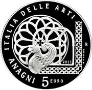 5 Euros Anagni, Italy, 2011 reverse image