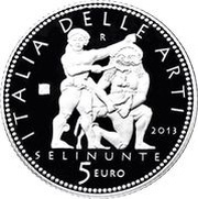 5 Euros Selinunte reverse image
