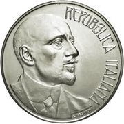 5 Euros Gabriele D’Annunzio obverse image