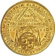 4 Ducats - Max Gandolf von Kuenburg obverse image