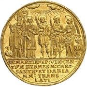 4 Ducats - Max Gandolf von Kuenburg, Austria, 1682 reverse image