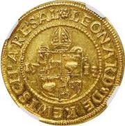 5 Ducats - Leonhard von Keutschach, Austria, 1513 reverse image