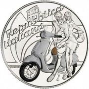 5 Euros Vespa, white obverse image