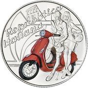 5 Euros Vespa, red obverse image