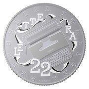 5 Euro Olivetti, white obverse image