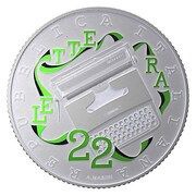 5 Euro Olivetti, green obverse image
