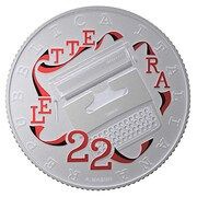 5 Euro Olivetti, red obverse image
