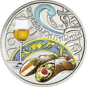 5 Euros Passito and Sicilian Cannolo obverse image