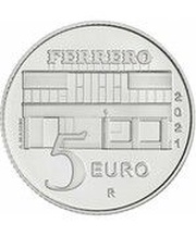 5 Euros Nutella, white, Italy, 2021 reverse image
