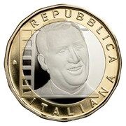 5 Euros Alberto Sordi obverse image