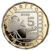 5 Euros Alberto Sordi reverse image