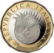 5 Euros Carabinieri Monetary Anti-counterfeiting Command obverse image
