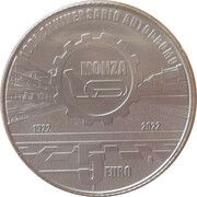 5 Euros Monza Circuit, Italy, 2022 reverse image