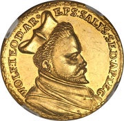 5 Ducats - Wolf Dietrich von Raitenau obverse image