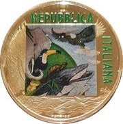 5 Euros African Elephant obverse image