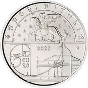 5 Euro Prosecco and Granseola obverse image