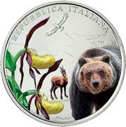 5 Euros Abruzzo, Lazio and Molise National Park obverse image