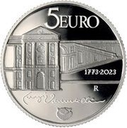 5 Euro Luigi Vanvitelli, Italy, 2023 reverse image