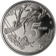 5 Euros Italo Calvino reverse image