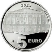 5 Euro Customs, Italy, 2023 reverse image