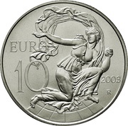 10 Euros People in Europe, Italy, 2003 reverse image