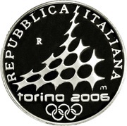 10 Euros 2006 Winter Olympics - Alpine Skiing obverse image