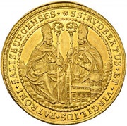 5 Ducats - Max Gandolf von Kuenburg, Austria, 1668 reverse image