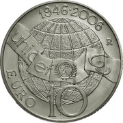 10 Euros UNICEF, Italy, 2006 reverse image