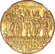 5 Ducats - Max Gandolf von Kuenburg, Austria, 1682 reverse image