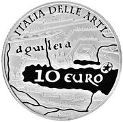10 Euros Basilica of Aquileia, Italy, 2010 reverse image