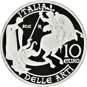 10 Euros Aosta Valley, Italy, 2013 reverse image