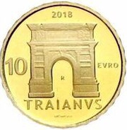10 Euros Traianus reverse image