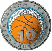 10 Euros Basket obverse image
