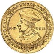6 Ducats - Matthäus Lang von Wellenburg obverse image