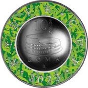 10 Euro Golf, Italy, 2023 reverse image