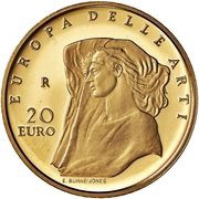 20 Euros United Kingdom, Italy, 2009 reverse image