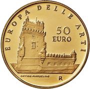 50 Euros Portugal, Italy, 2008 reverse image