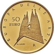 50 Euros Spain, Italy, 2009 reverse image