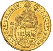 6 Ducats - Wolf Dietrich von Raitenau obverse image