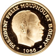 25 Francs CFA Félix Houphouët-Boigny obverse image