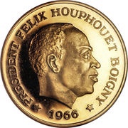 100 Francs CFA Félix Houphouët-Boigny obverse image