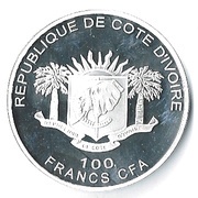 100 Francs CFA Elephant obverse image