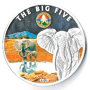 100 Francs CFA Elephant reverse image