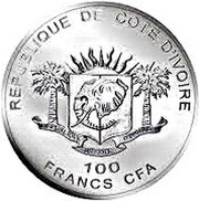 100 Francs CFA Lion obverse image