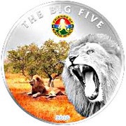 100 Francs CFA Lion reverse image